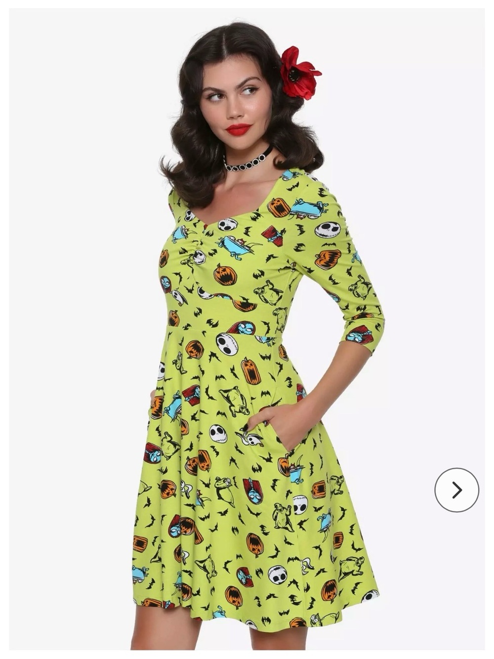 Hot Topic Disney The Nightmare Before Christmas Dress, 3X plus size - Picture 12 of 14